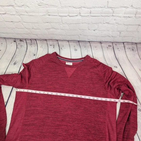Champion Red Crewneck Sweater Classic Style - Picture 6 of 8